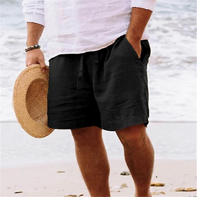 Men's Daily Sand Pure Color Comfortable Breathable Shorts