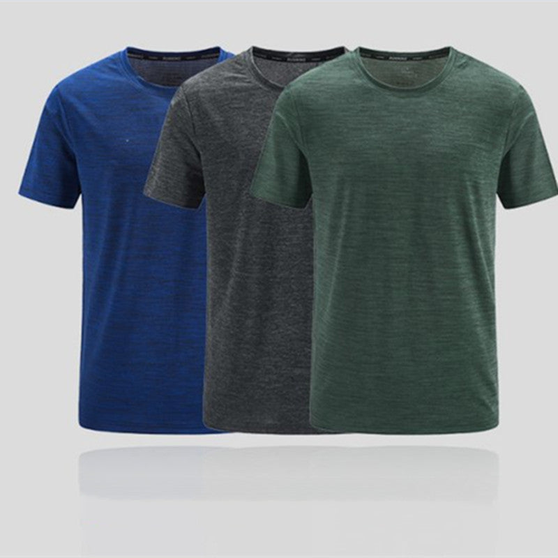 Men's Fashion Round Neck Quick-drying Short-sleeved T-shirt