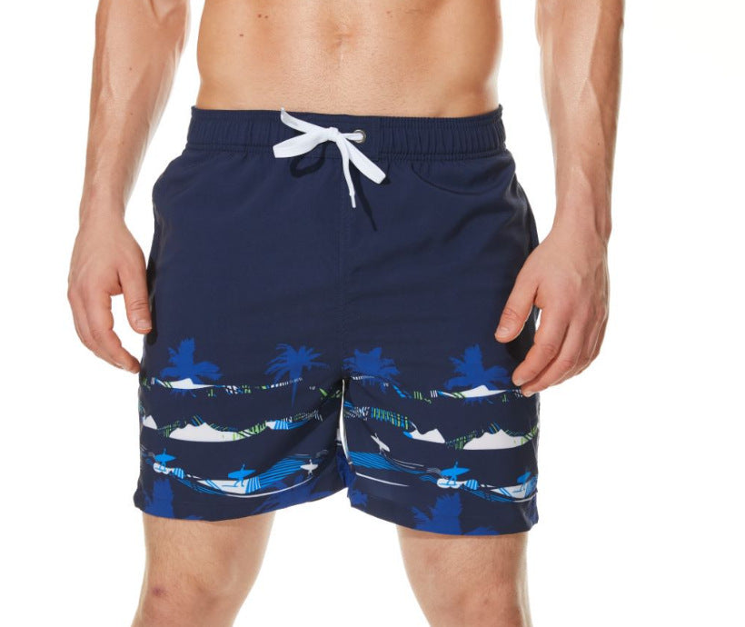 Men's Fashion Boxer Loose Casual Print Beach Pants